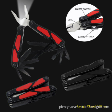 Own Design Highest Top Quality Multi-Tools with on/off Switch LED (#8129BLK)